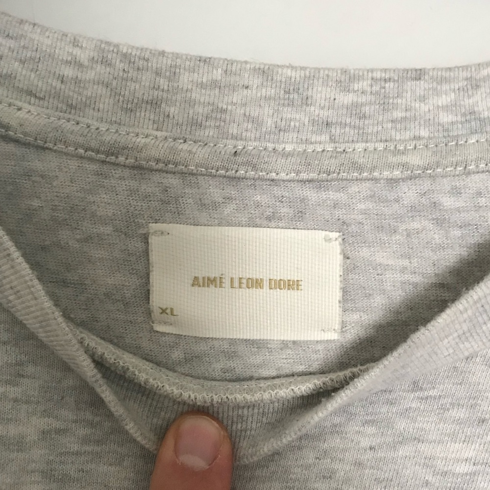 Aime Leon Dore grey tshirt XL